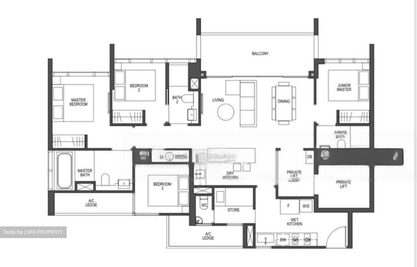 Pullman Residences Newton (D11), Apartment #429578021